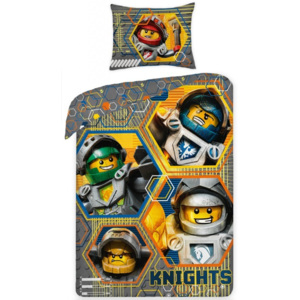 HALANTEX Povlečení LEGO Knights -rytíři - 140x200, 70x90, 100% bavlna