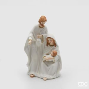 EDG Vánoční svatá rodina bílá, 16 cm