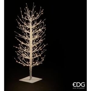 EDG Vánoční dekorace světelný strom 320 LED bílý, 90 cm