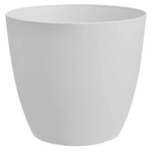 Plastkon Obal květináče ELLA 11 cm, bílá matná