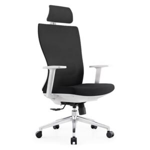 Kancelářská židle ERGODO FREEMONT WHITE černá