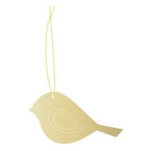 COOEE Design Sada mosazných ozdob Bird Brass - 4 ks CED312