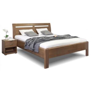 Zvýšená postel dvoulůžko z masivu CLAUDIA, masiv buk , 160x200 cm
