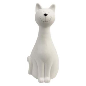 Porcelánová kočka, 19 cm