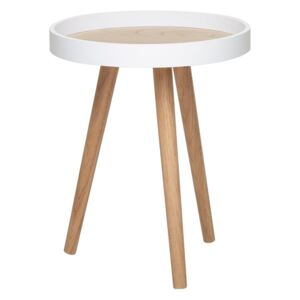 IDEA Nábytek Odkládací stolek FANO bílý/borovice