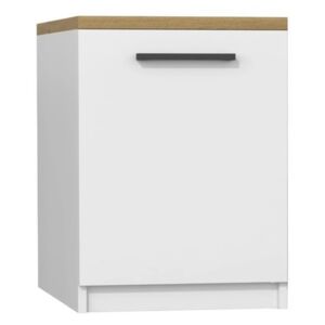 Kuchyňská skříňka s pracovní plochou 60 cm bílá/dub artisan