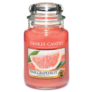 Svíčka ve skleněné dóze Yankee Candle Růžový grep, 623 g