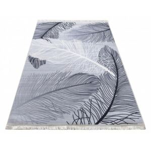 Kusový koberec Pírka šedý, Velikosti 120x180cm