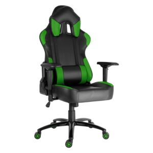 Herní židle RACING PRO ZK-032 černo-zelená