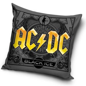 TipTrade Povlak na polštářek AC/DC Black Ice, 45 x 45 cm