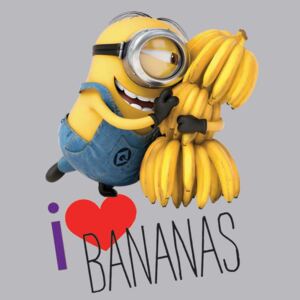 Vopi Mimoni Love Bananas šedý