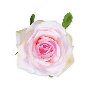 Autronic Růže, barva světle růžová, Květina umělá vazbová. Cena za balení 12 kusů KUM3311-PINK