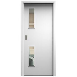 SAPELI ELEGANT KOMFORT M32 - CPL LAMINÁT - POSUVNÉ DVEŘE VČ. ZÁRUBNĚ - Bílá pór Průchozí šířka (cm): 70, Průchozí výška (cm): 197