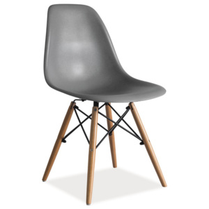 Jídelní židle v šedé barvě KN166