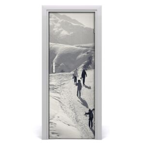 Fototapeta na dveře lidé lyžaře