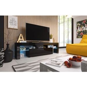 Cama Televizní stolek TORO 158 Barva nábytku: Černý lesk