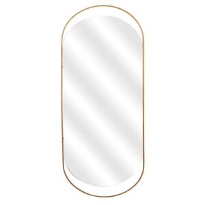 Hoorns Oválné kovové zrcadlo Jessie, 168x60 cm