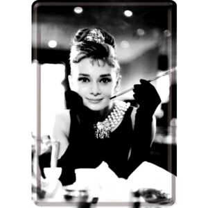 Nostalgic Art Plechová pohlednice - Audrey Hepburn