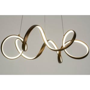 Závěsné designové LED svítidlo Knotte Gold (Nordtech)