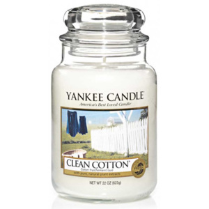 Yankee candle CLEAN COTTON VEĽKÁ SVIEČKA 1010728