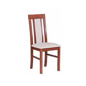 Jídelní židle dřevěná v odstínu třešeň čalouněná OF076
