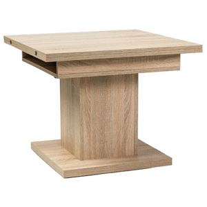 Konferenční stolek SKALA, 59x75x75, dub sonoma