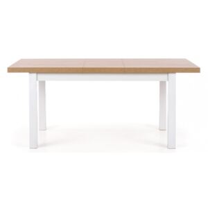 Halmar jídelní stůl TIAGO, rozkládací + barevné provedení bílá / dub sonoma