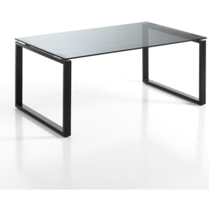 Tomasucci Stůl WARREN 44x100x60cm, černo-čirý