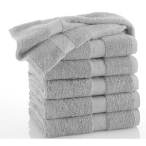 Scandi Froté ručník 50x100 cm - světle šedý