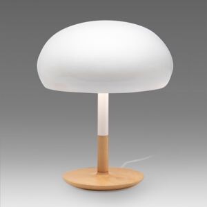 Keramická stolní lampa Aspen, tvar hřibu, 45 cm