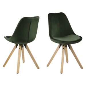 Designové židle Nascha lesní zelená