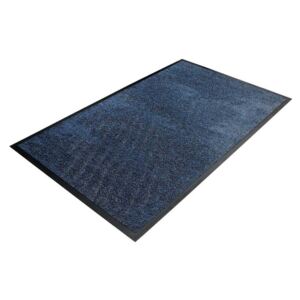 WEBHIDDENBRAND Modrá textilní čistící vnitřní vstupní rohož - 120 x 85 x 0,9 cm