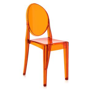 Kartell - Židle Victoria Ghost, oranžová
