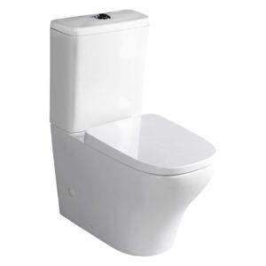 SAPHO - BELLO WC kombi mísa s nádržkou včetně Soft Close sedátka, spodní/zadní odpad (PC103)