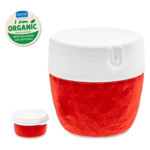 BENTOBOX L třídílný s poklopem Organic červený KOZIOL (barva-organic červená)