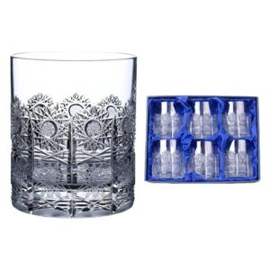 Onte Crystal Bohemia Crystal ručně broušené sklenice na whisky 500pk 330 ml 6KS