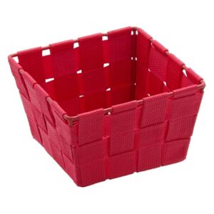 Červený úložný košík Wenko Adria, 14 x 14 cm
