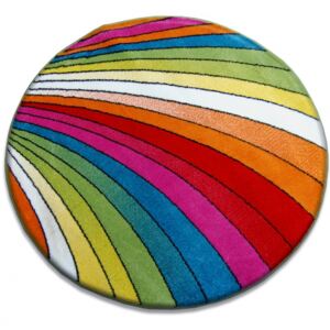 Makro Abra Kusový koberec kulatý PAINT 1560 vícebarevný průměr 80cm