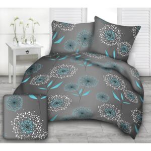 Aaryans Bavlněné povlečení DeLuxe Pampeliška modrá 140x200/70x90