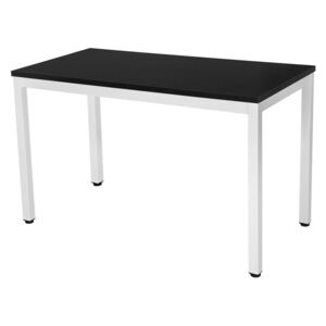 SONGMICS Psací stůl, černá/bílá 120x60x76 cm