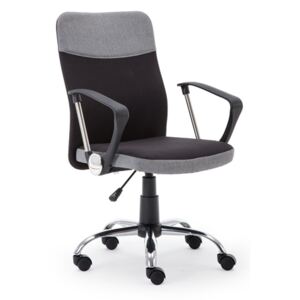 Kancelářská židle TOPIC (černá/šedá)
