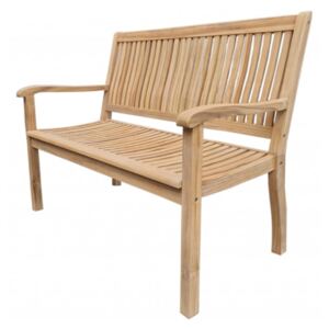 TECTONA - dřevěná zahradní teaková lavice 2 sedadlová - Doppler
