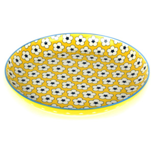 Maxwell & Williams - COTTON BUD jídelní mělký talíř 23 cm, žlutý