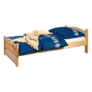 Gazel postel Thorsten 1 Povrchová úprava: Přírodní provedení, Rozměry ( šířka x délka): 90 x 200 cm
