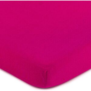 Jersey prostěradlo růžová, 60 x 120 cm