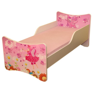 Dětská postel se zábranou Víla - 160x70 cm