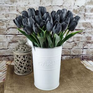 Umělý tulipán černý- 43 cm, č. 31