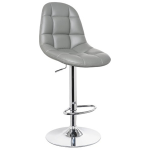 Barová židle COA C-198, 97-118x44x42, šedá