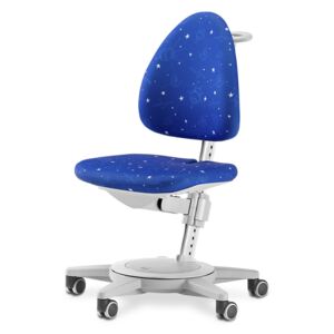 Dětská rostoucí židle moll Maximo šedá Barva potahu: modrá se vzorem