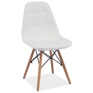 Jídelní židle XIL, 45x84x40, bílá